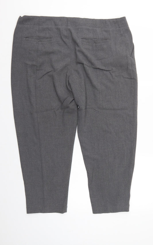 Gap Womens Red Cropped Trousers Size 6 L23 in