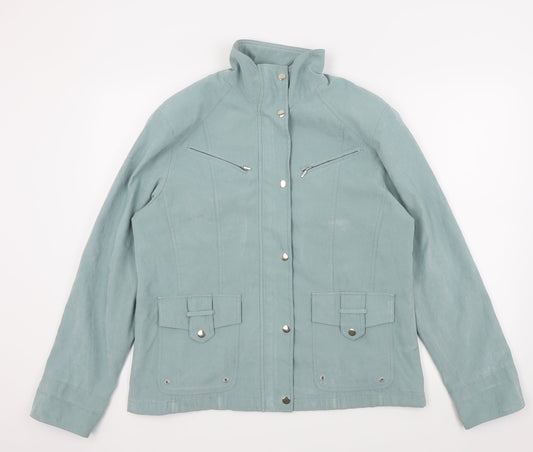 Womens UK Size 16 Finesse Blue Jacket