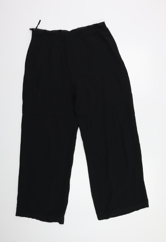 Womens UK Size 14 Marks and Spencer Regular Fit Black Trousers