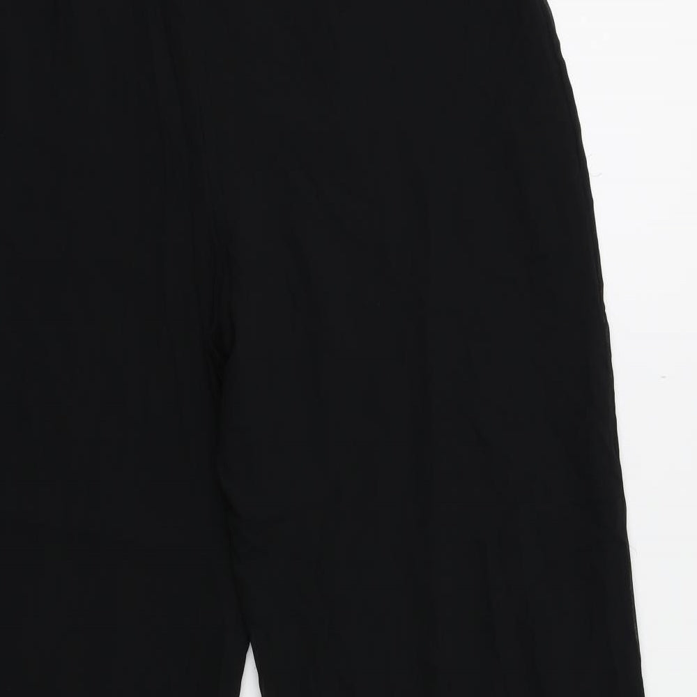 Womens UK Size 14 Marks and Spencer Regular Fit Black Trousers