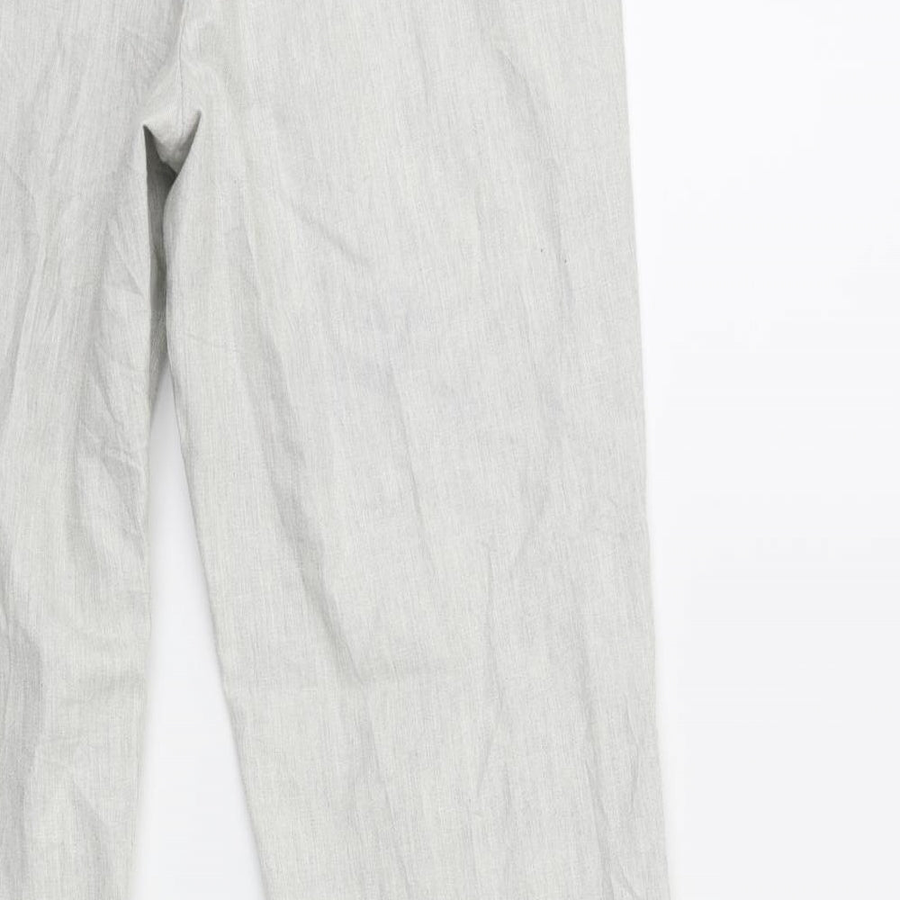 Marks and Spencer Mens Grey Rayon Dress Pants Trousers Size 30 in L31 in