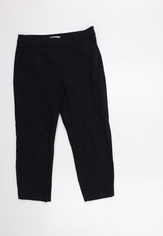 Womens UK Size 12 TU Regular Fit Blue Trousers