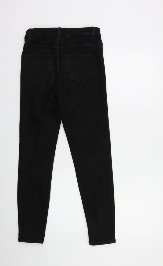 New Look Womens Black  Denim Skinny Jeans Size 8 L27 in