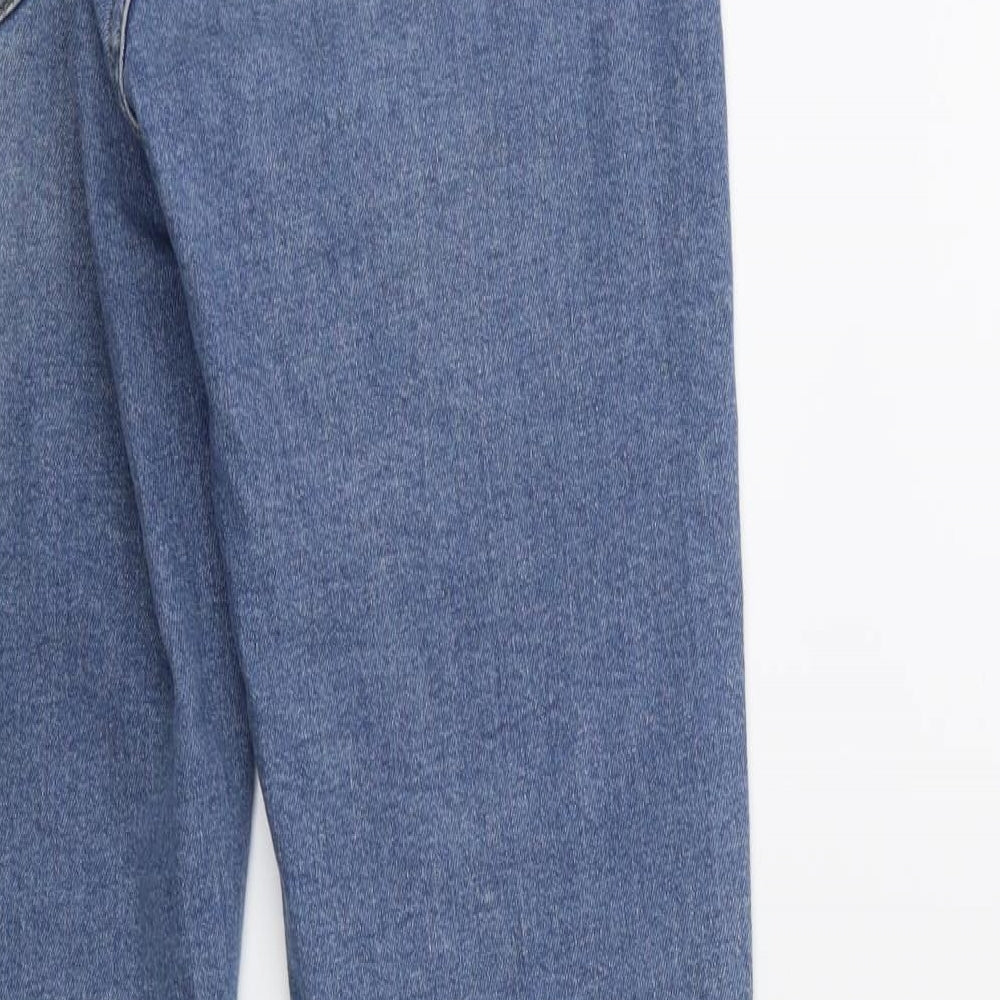 Topshop Womens Blue Denim Skinny Jeans Size 28 in L32 in