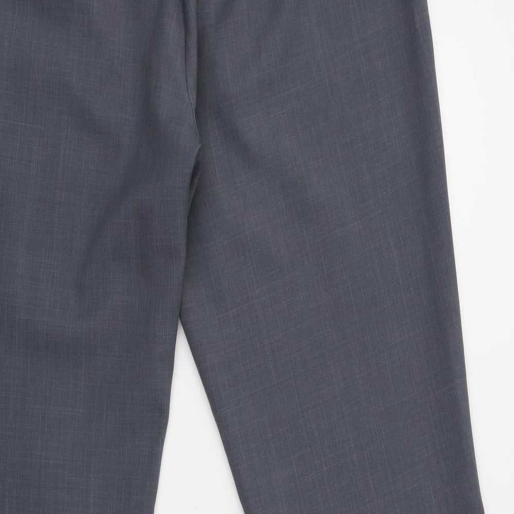 Womens UK Size 16 Preworn Regular Fit Grey Trousers