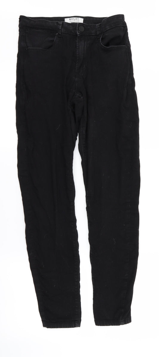 Womens UK Size 12 Dorothy Perkins Regular Fit Skinny Black Jeans