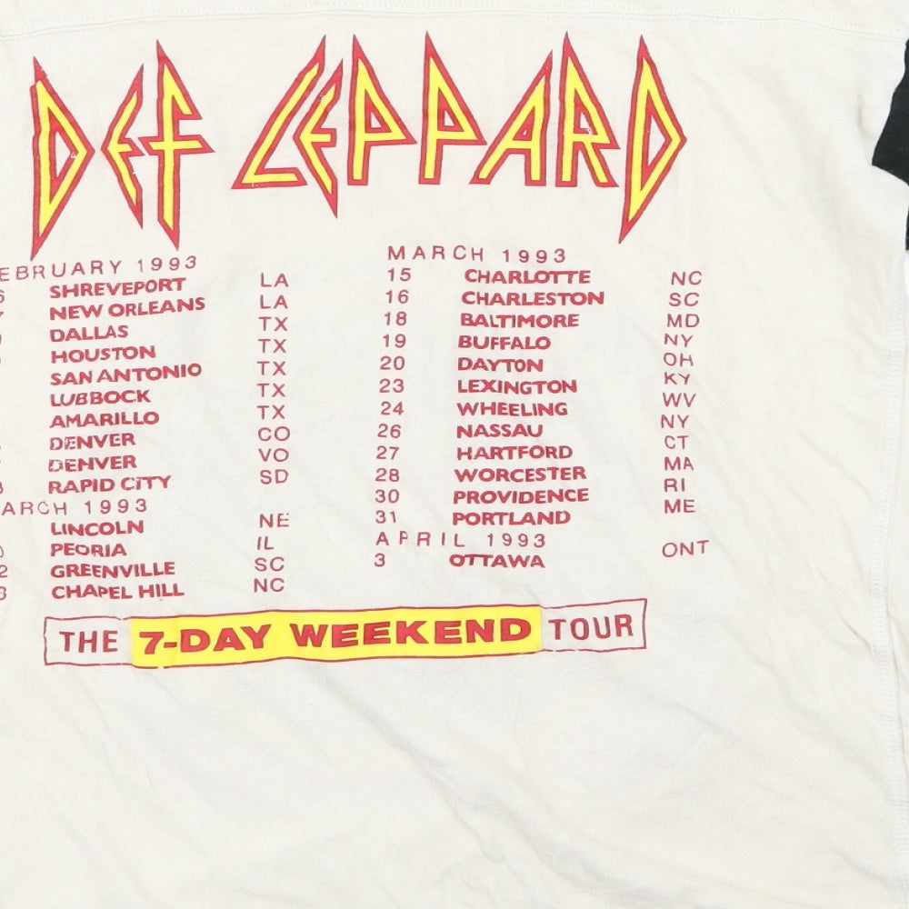 FOREVER 21 Womens Beige Basic T-Shirt Size M