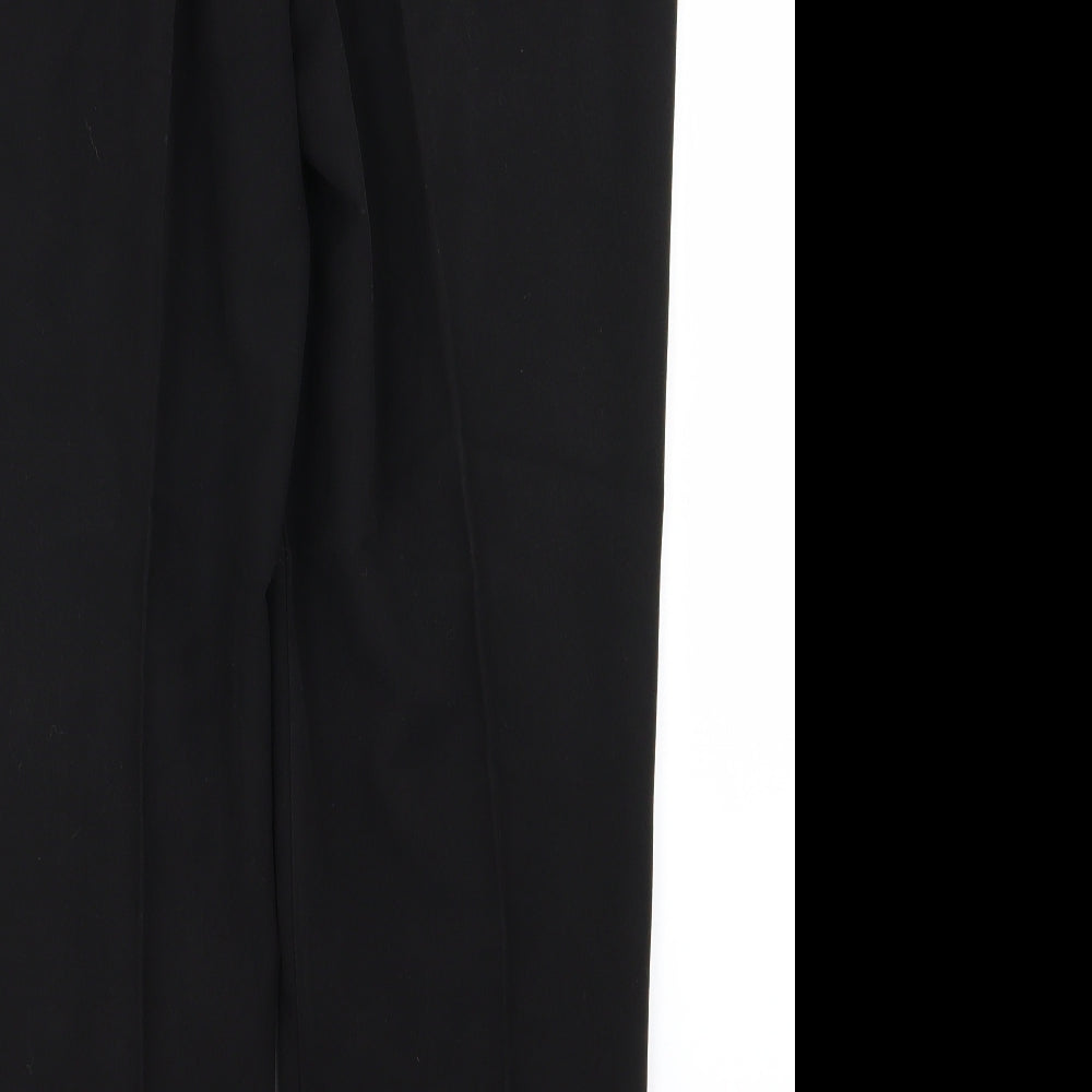 Classic Womens Black Trousers Size 16 L24 in