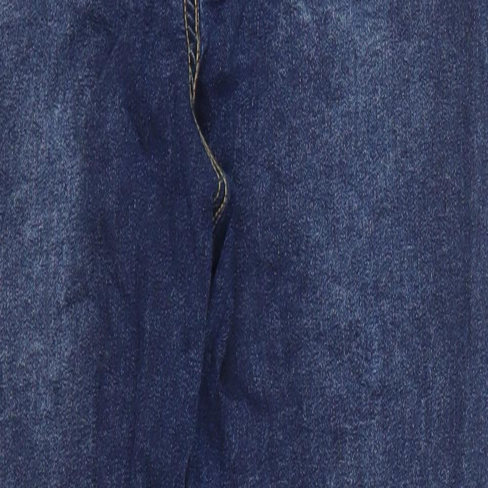 Boohoo Womens Blue Denim Skinny Jeans Size 10 L24.5 in
