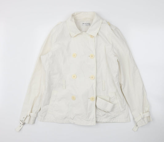 M&S Womens Ivory Jacket Coat Size 14
