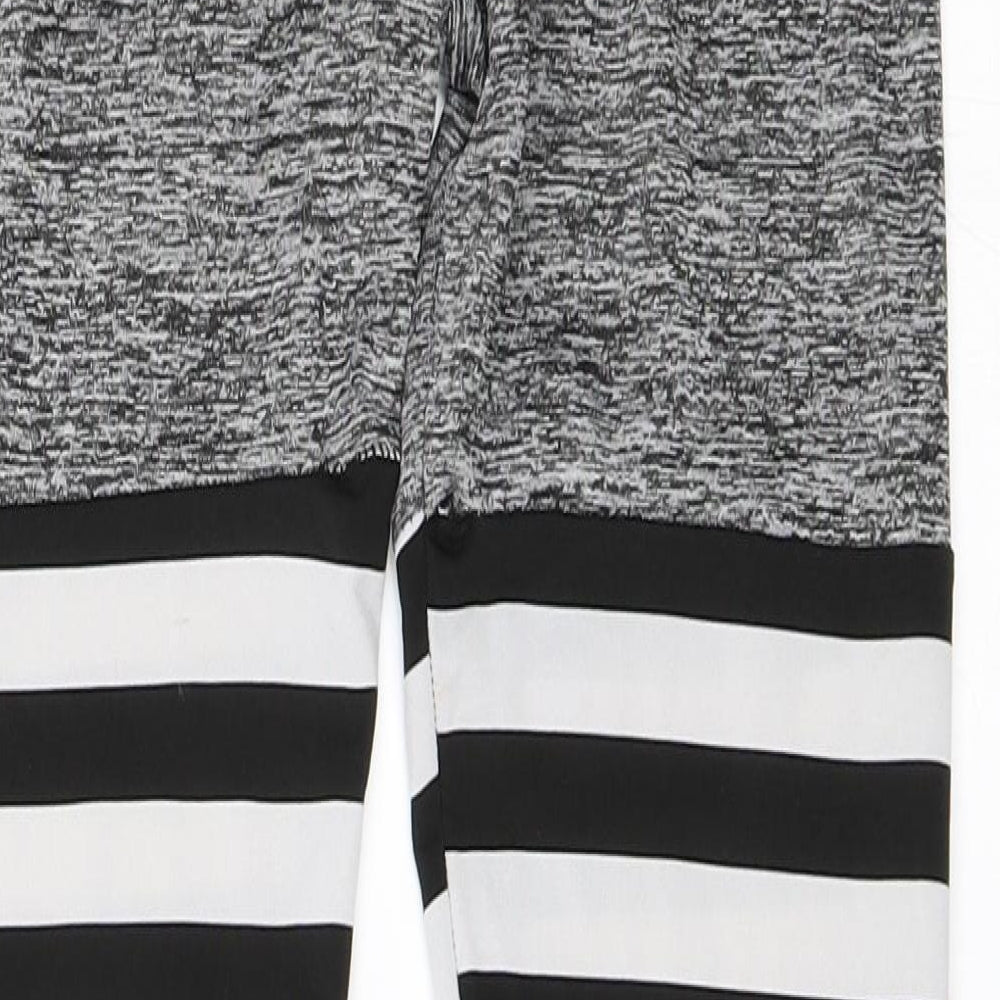 Womens UK Size S Preworn Capri Grey Leggings