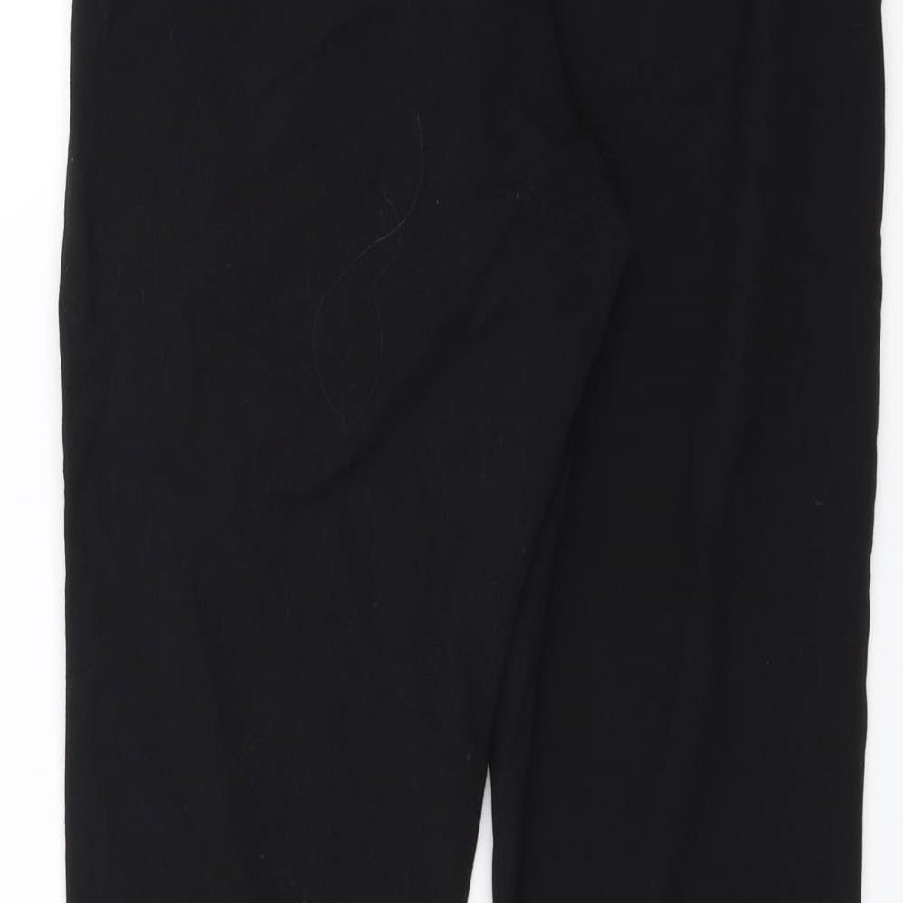 Womens UK Size XS Noisy may Regular Fit Black Trousers