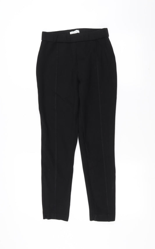 Womens UK Size 10 Warehouse Slim Fit Black Trousers