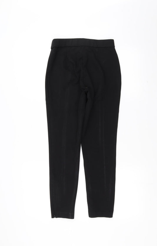Warehouse Womens Black Trousers Size 10 L25 in