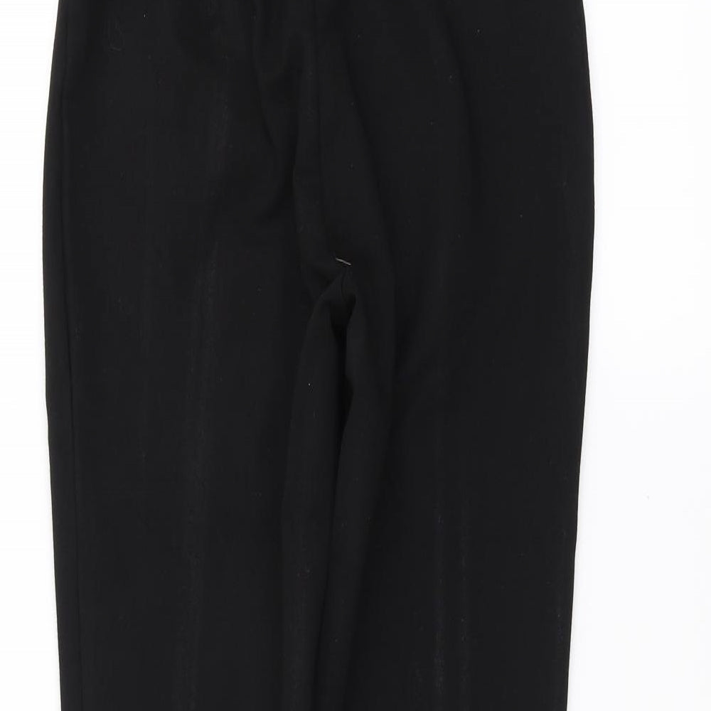 Warehouse Womens Black Trousers Size 10 L25 in