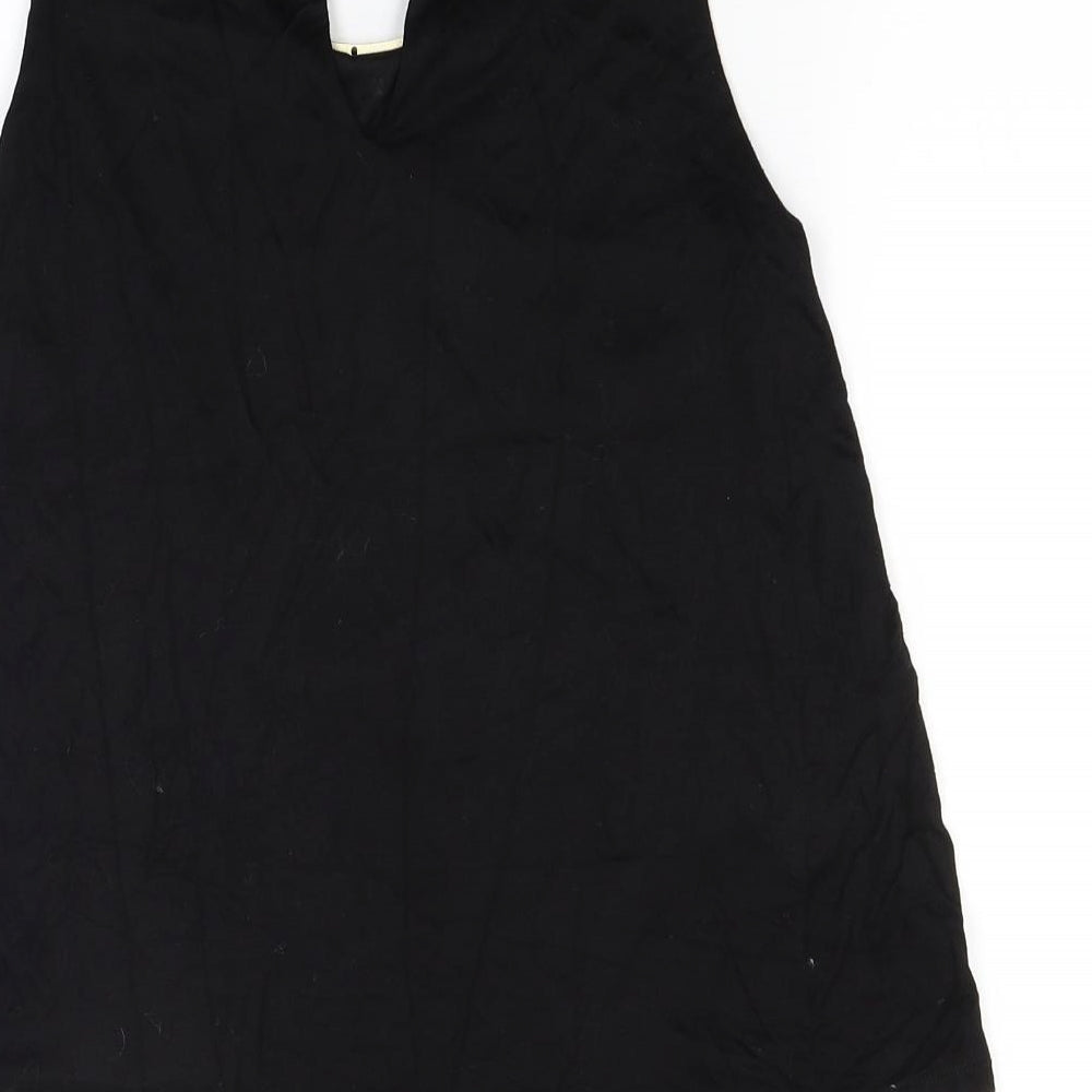 Womens UK Size S H&M Black Basic Tank