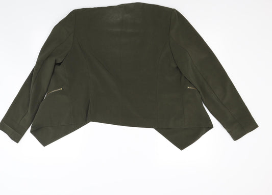 Womens UK Size 10 Marks and Spencer Green Jacket