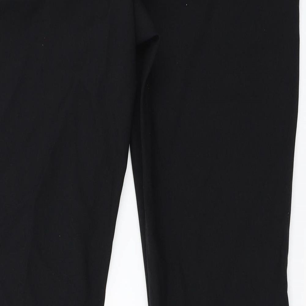 Womens UK Size 10 Atmosphere Regular Fit Black Trousers