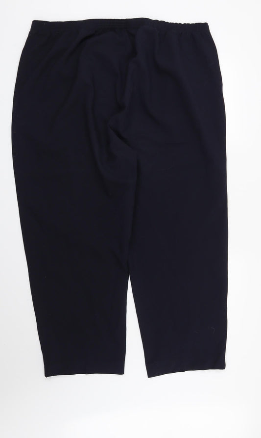 Bonmarché Womens Blue Trousers Size 22 in L27 in