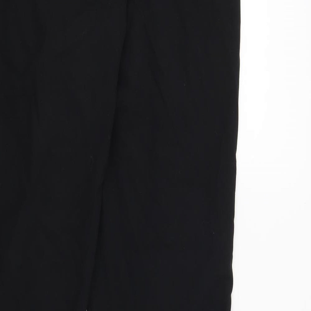 Womens UK Size 12 Marks and Spencer Regular Fit Black Trousers