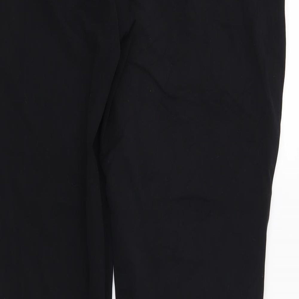 Womens UK Size 12 Marks and Spencer Regular Fit Black Trousers