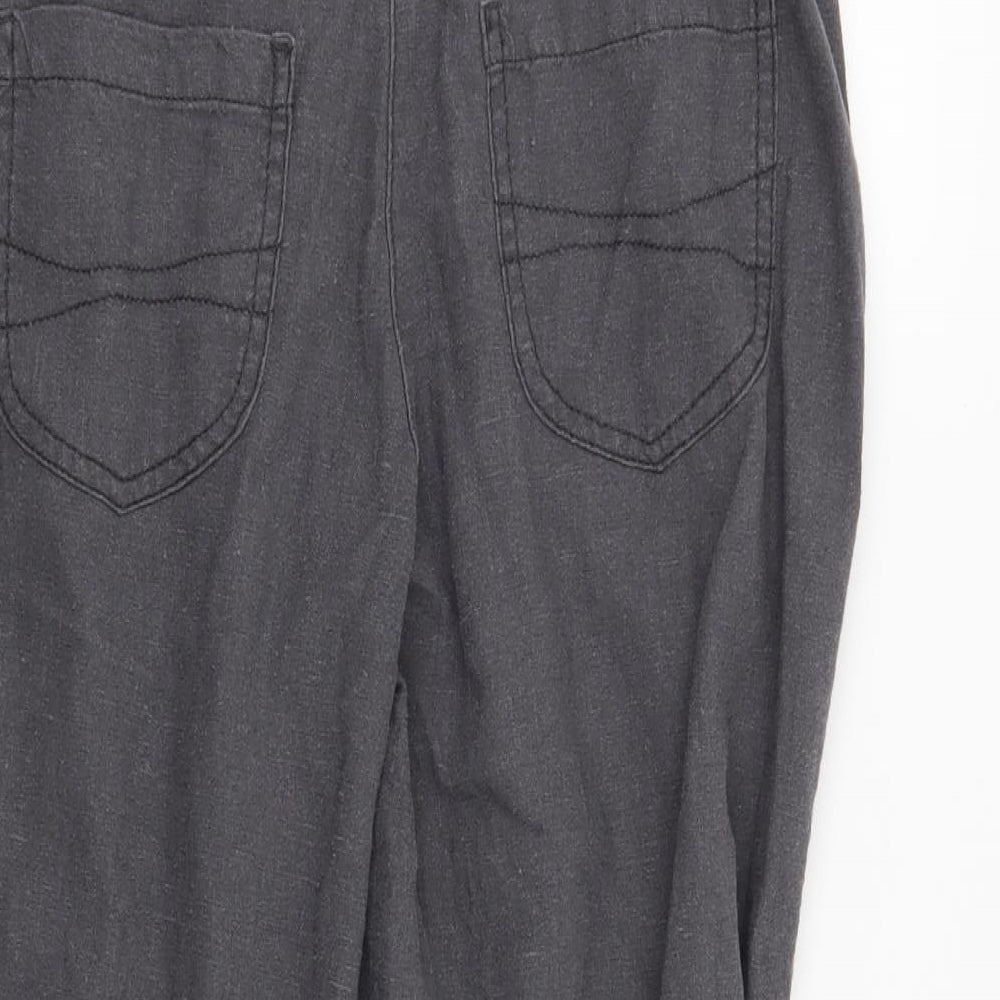 Womens UK Size 12 Papaya Regular Fit Grey Trousers