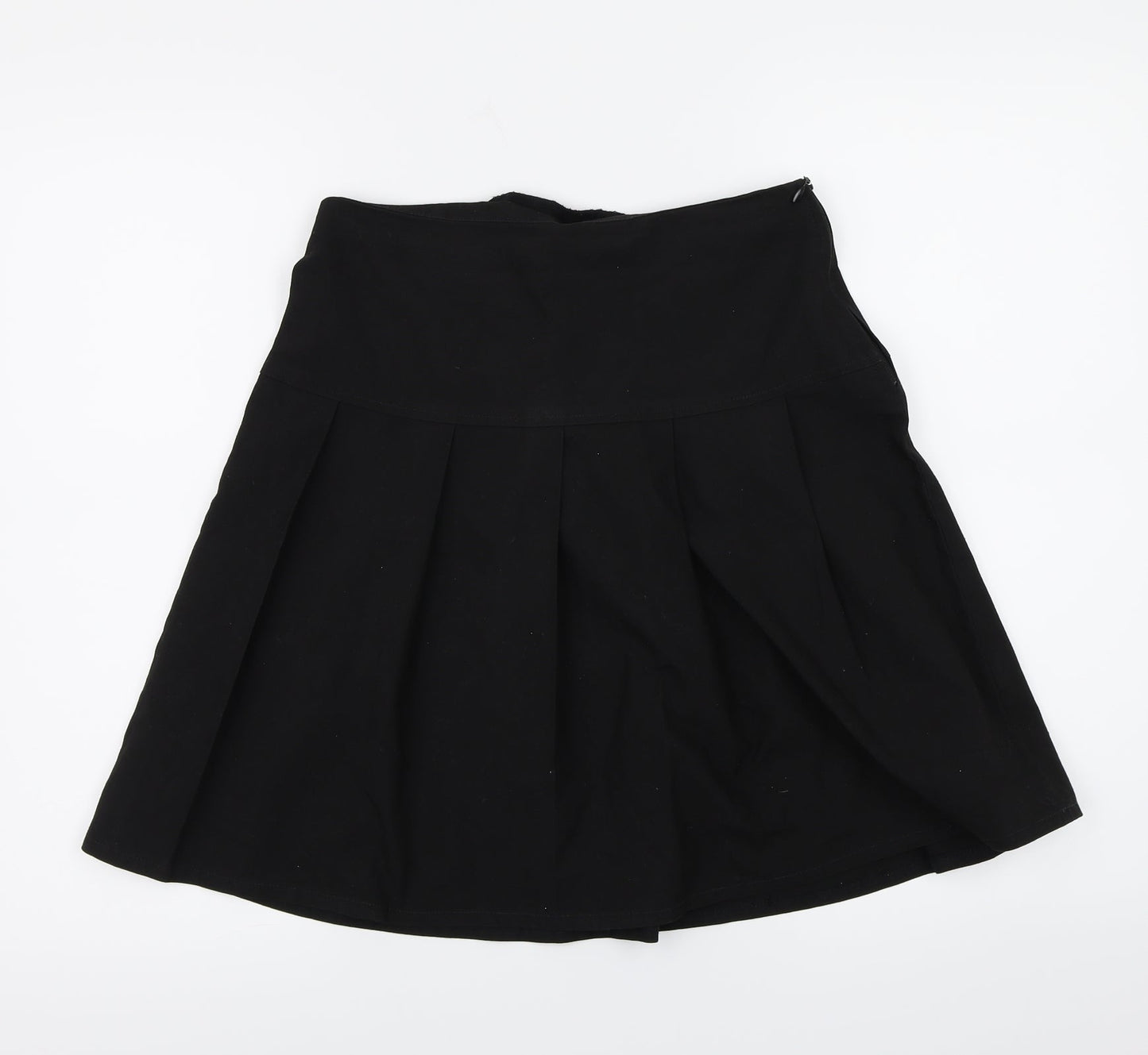 Marks and Spencer Girls Black A-Line Skirt Size 12 Years