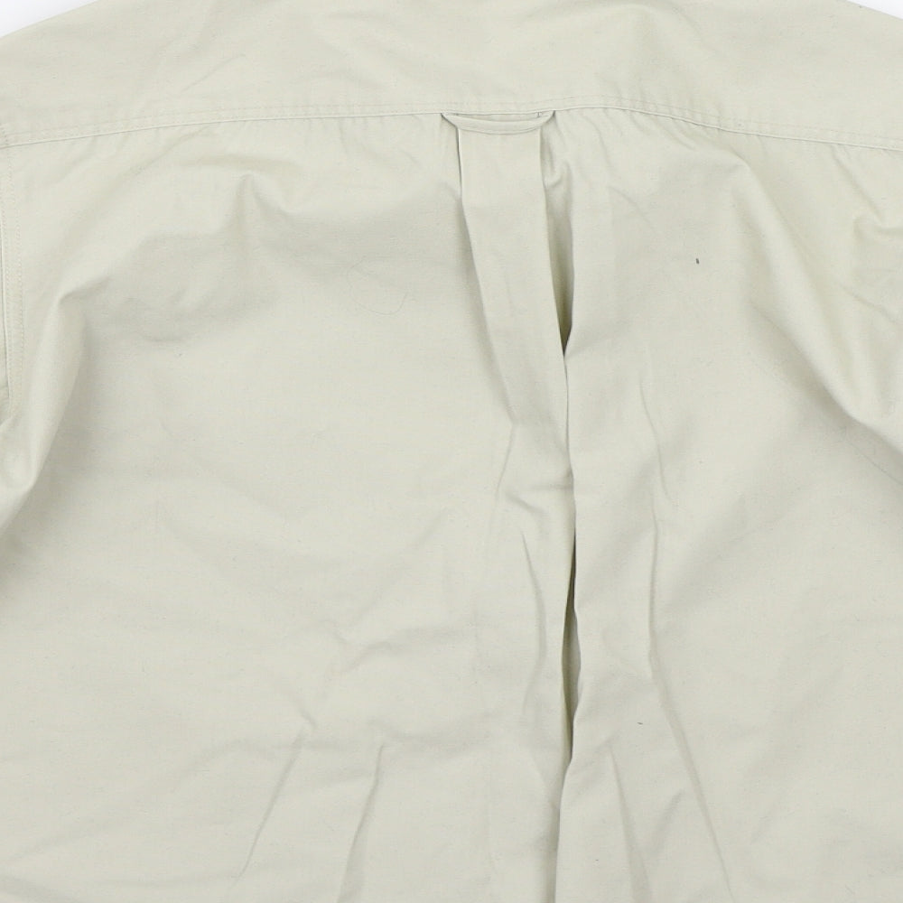 scoul days Womens Beige Basic Button-Up Size M