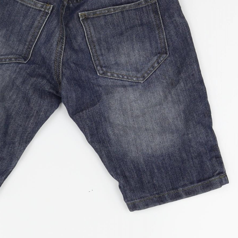deniem & co Girls Blue Cut-Off Shorts Size 8-9 Years