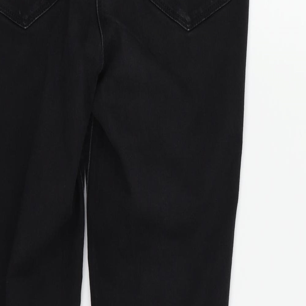/Denim Womens Black Straight Jeans Size 12 L29 in
