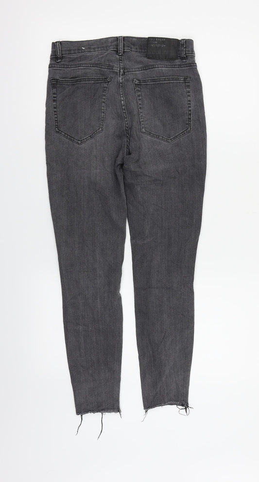 Pull&Bear Womens Grey   Straight Jeans Size 26 in L27 in
