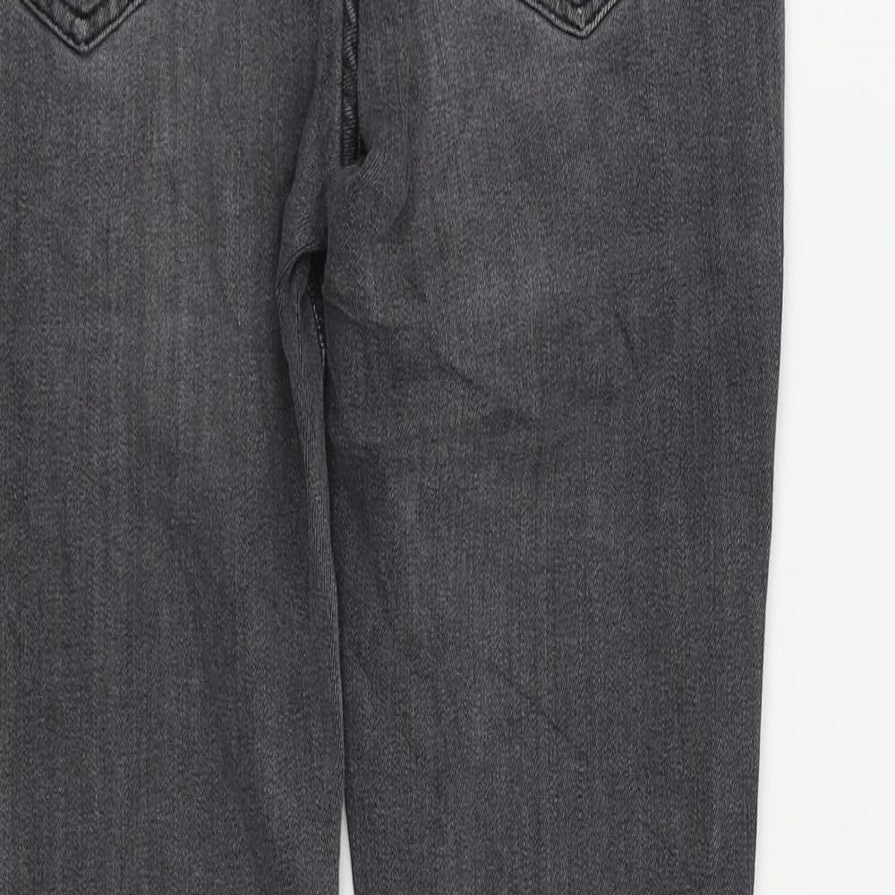 Pull&Bear Womens Grey   Straight Jeans Size 26 in L27 in