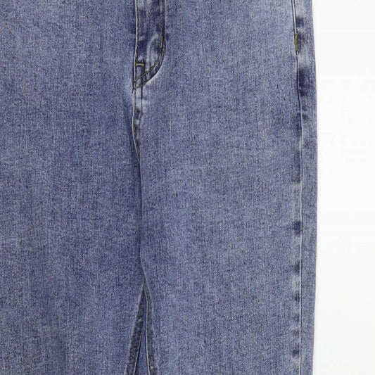 SheIn Womens Blue   Straight Jeans Size M L28 in