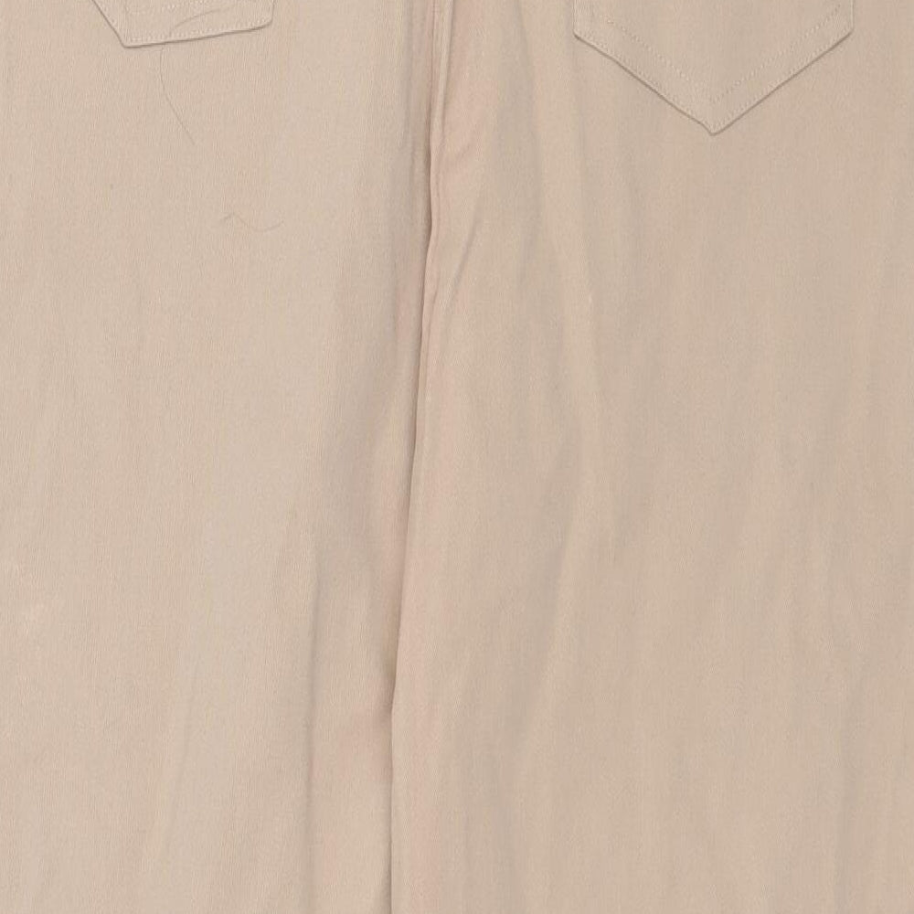 Womens UK Size 34 in Preworn Regular Fit Skinny Beige Jeans