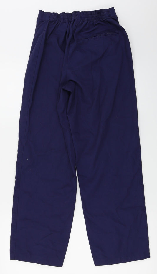 Womens UK Size 6 Simon Jersey Regular Fit Blue Trousers