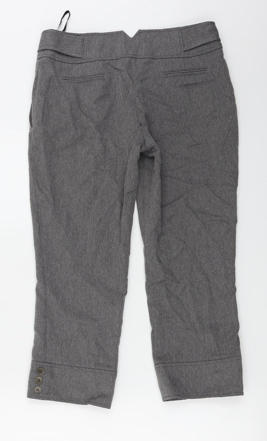Womens UK Size 14 EVIE Regular Fit Grey Trousers
