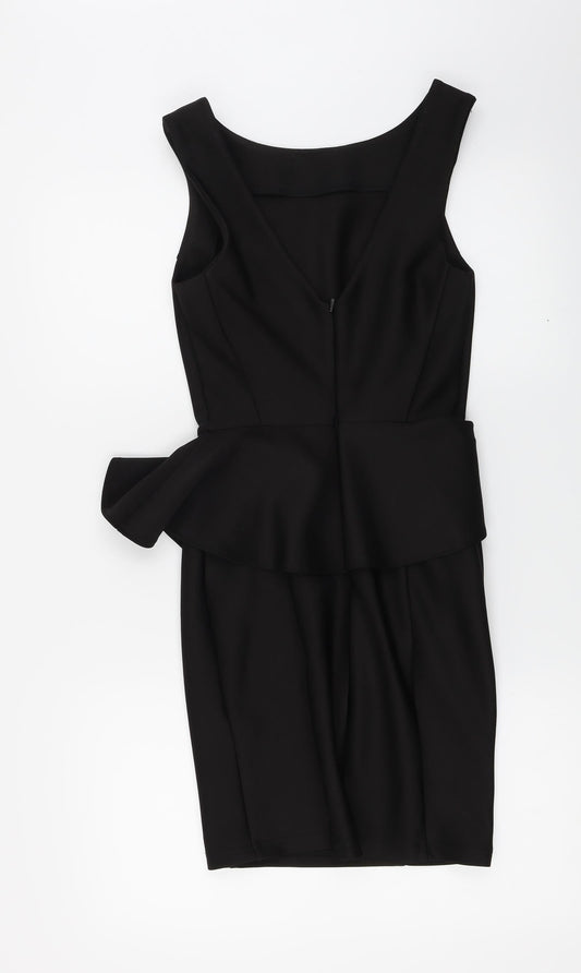 Topshop Womens Black Bodycon Size 8