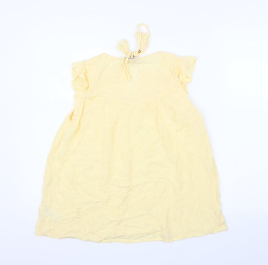 F&F Womens Yellow Basic Blouse Size 8