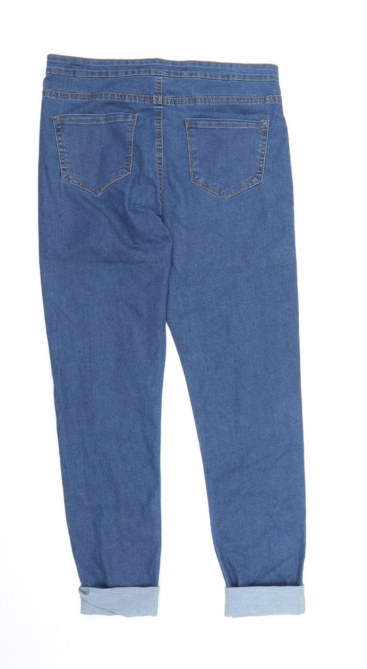 Denim Co Womens Blue Denim Skinny Jeans Size 14 L26 in