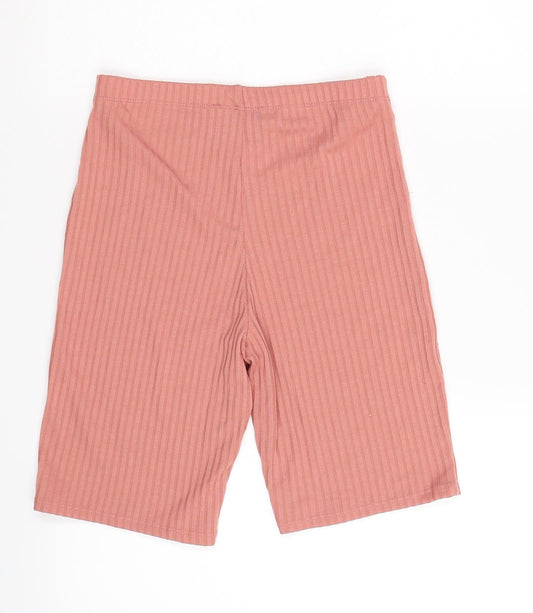 George Mens Orange Sweat Shorts Size M