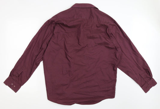 Zona Mens Brown    Button-Up Size 2XL  - Collar Size -17.5in