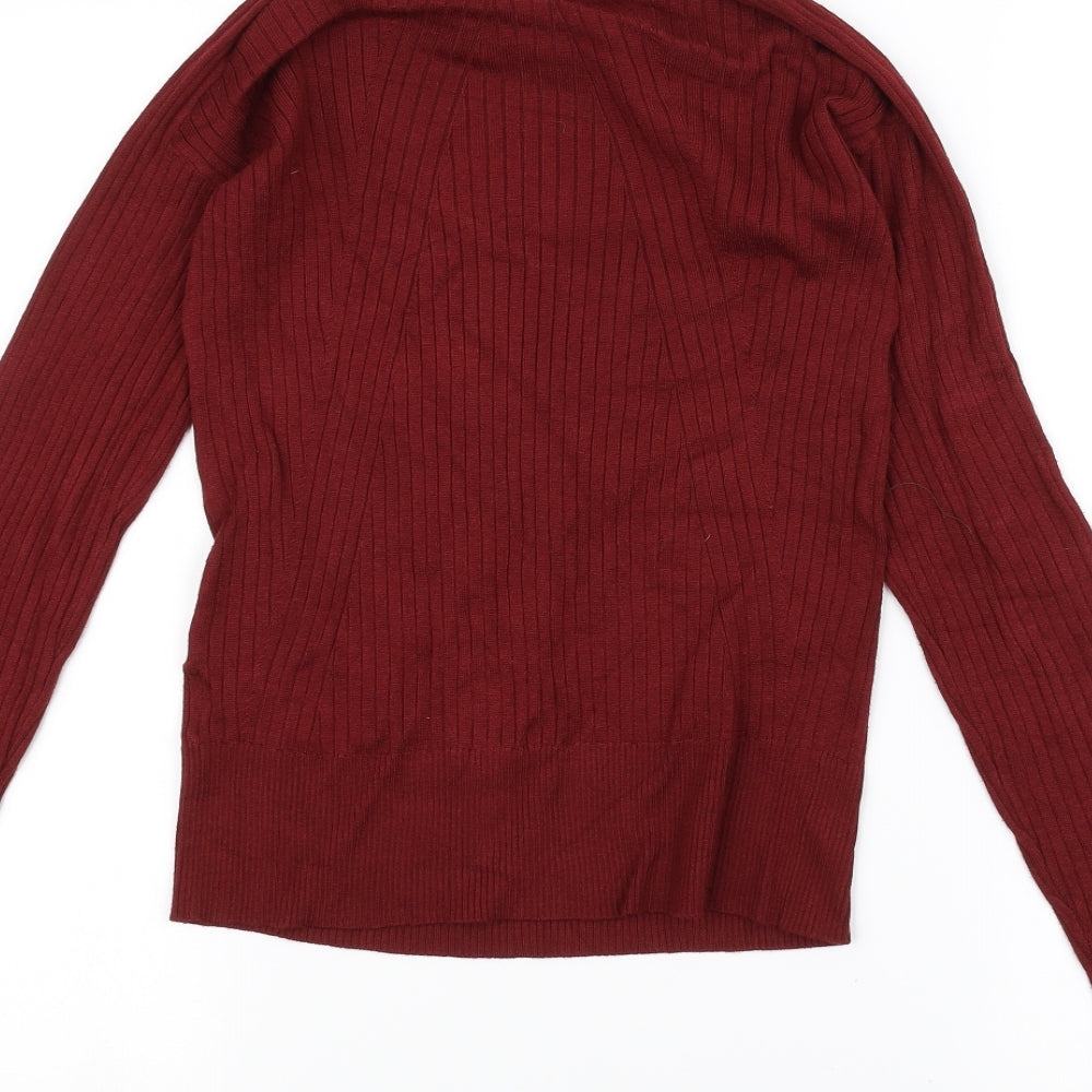 Womens UK Size 6 NEXT Red Basic T-Shirt
