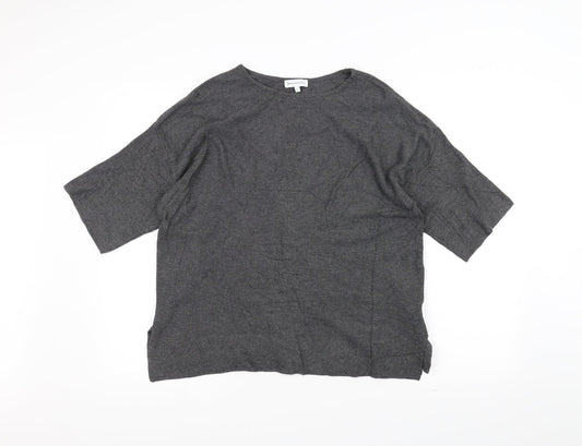 Warehouse Womens Grey Pullover Jumper Size 6