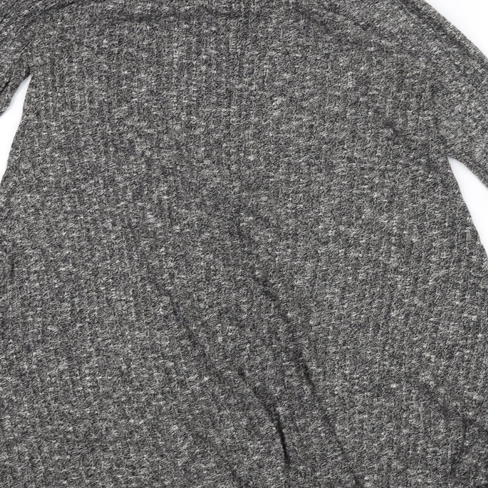 Boohoo Womens Grey A-Line Size 10