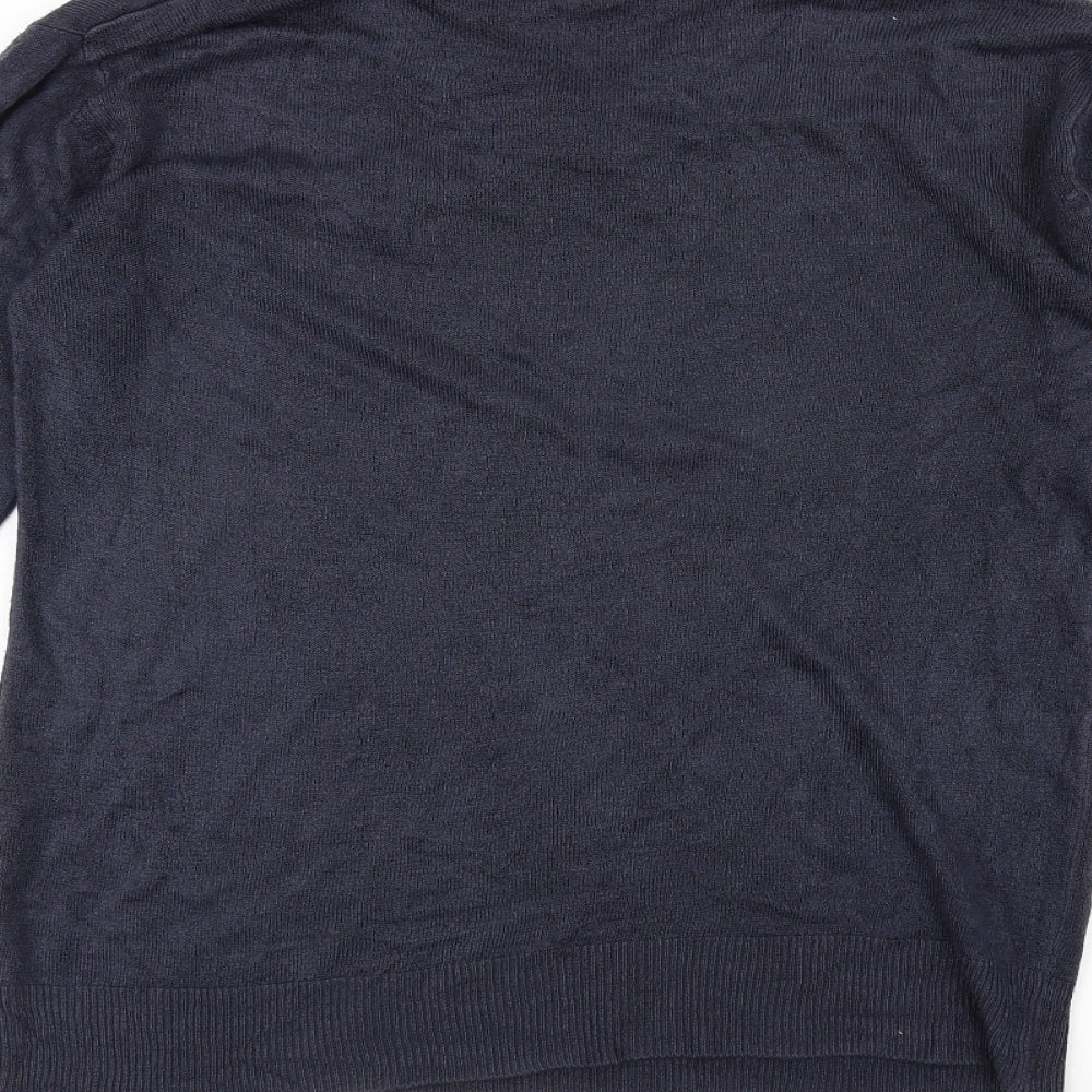 Cedar Wood State Mens Blue Pullover Jumper Size M