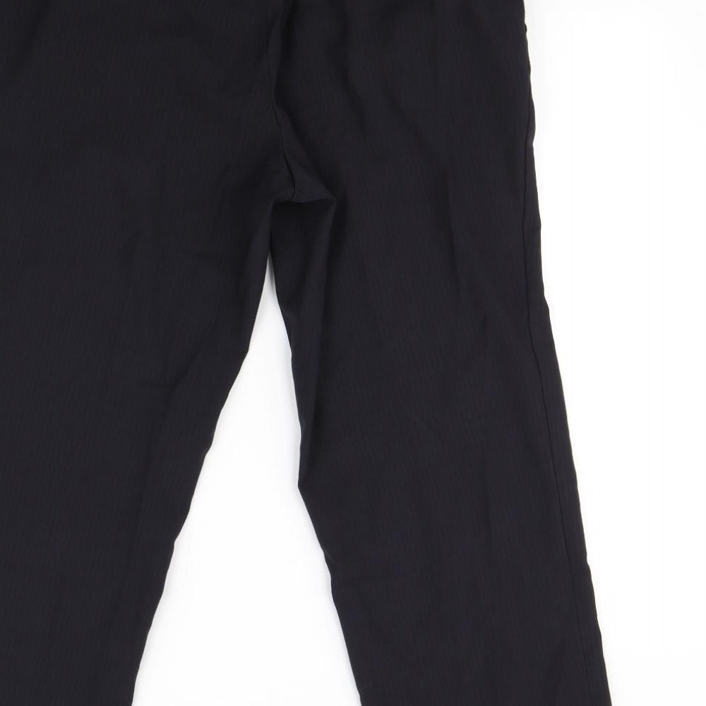 Preworn Mens Black Dress Pants Trousers Size 36 in L30 in