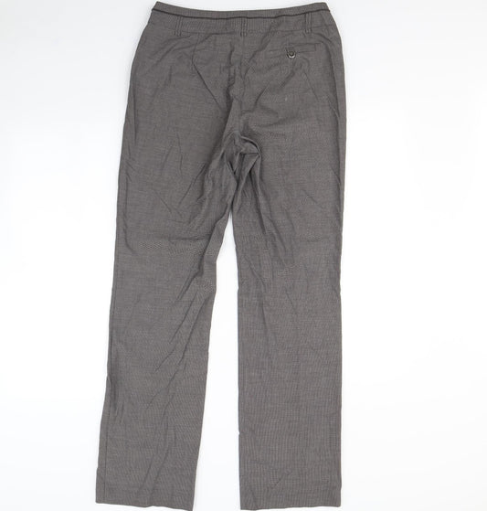 Womens UK Size 30 in Preworn Regular Fit Dress Pants Grey Trousers