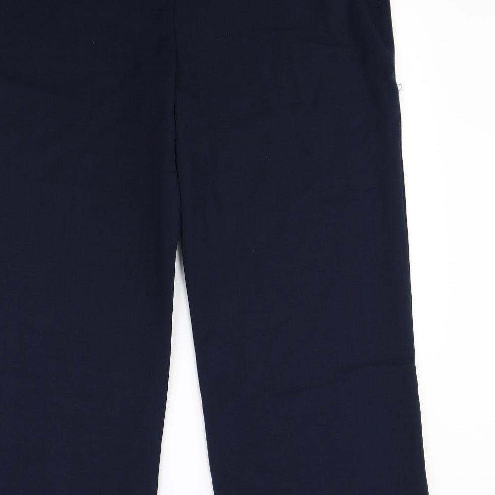 Womens UK Size 18 Alex & co Regular Fit Dress Pants Blue Trousers