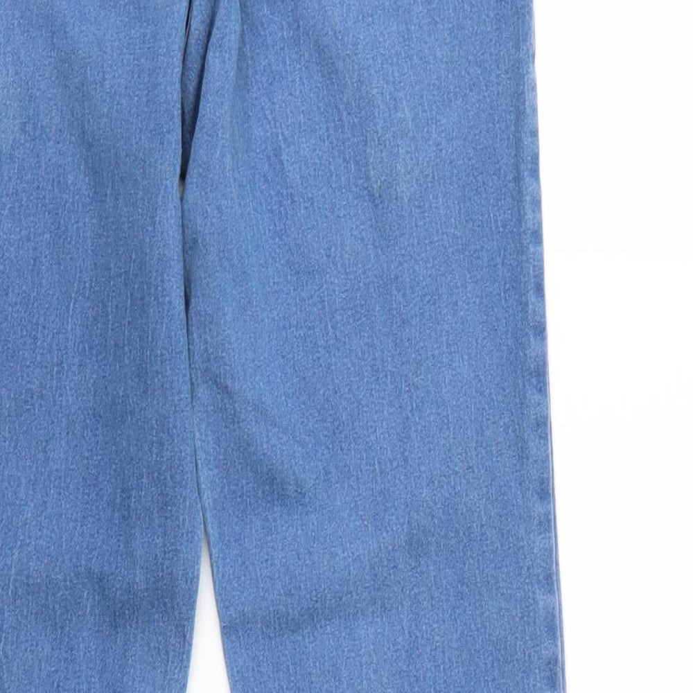 ESMARA Womens Blue Denim Straight Jeans Size 12 L27 in