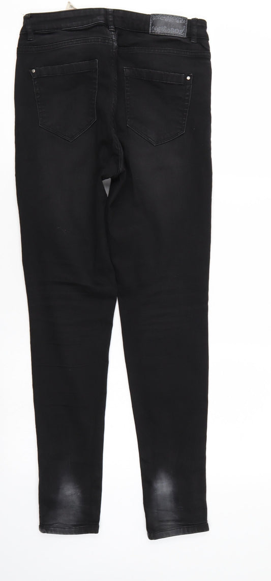 ESMARA Womens Black  Denim Skinny Jeans Size 10 L27 in